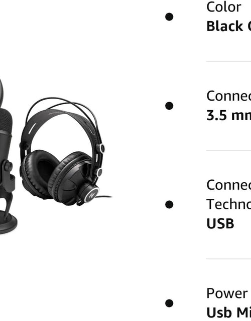 Load image into Gallery viewer, Yeti USB Microphone (Blackout) Bundle with Knox Gear Headphones and Pop Filter (3 Items)
