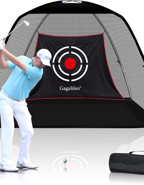 Load image into Gallery viewer, Golf Net,Golf Net Backyard Driving,Golf Driving Range,Golf Set Net,Heavy Duty Dome Golf Practice Net,Golf Practice Hitting Net,Quick Setup with Target Cloth and Carry Bag(Style Optional)
