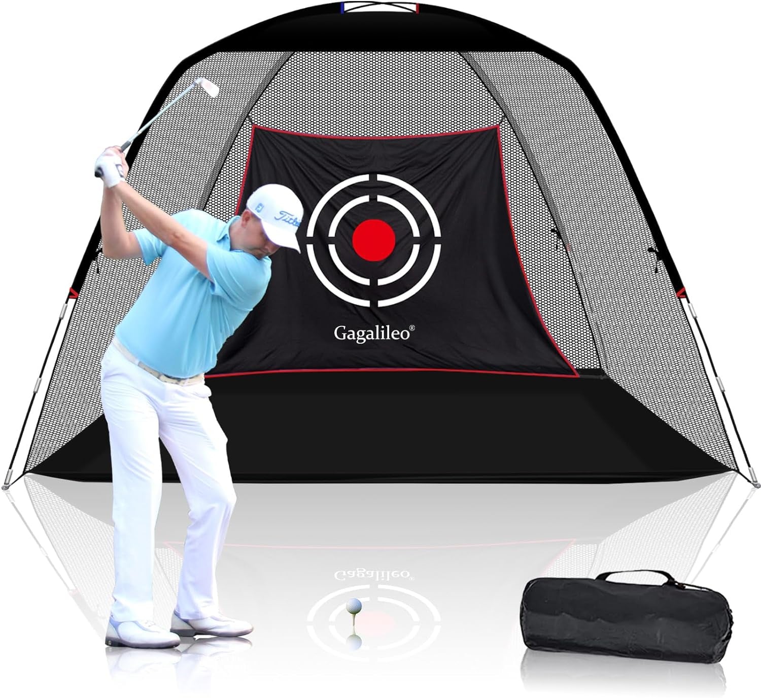 Golf Net,Golf Net Backyard Driving,Golf Driving Range,Golf Set Net,Heavy Duty Dome Golf Practice Net,Golf Practice Hitting Net,Quick Setup with Target Cloth and Carry Bag(Style Optional)