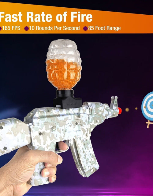 Load image into Gallery viewer, Electric Gel Ball Blaster, High Speed Automatic Splatter Ball Blaster 40000 Gels
