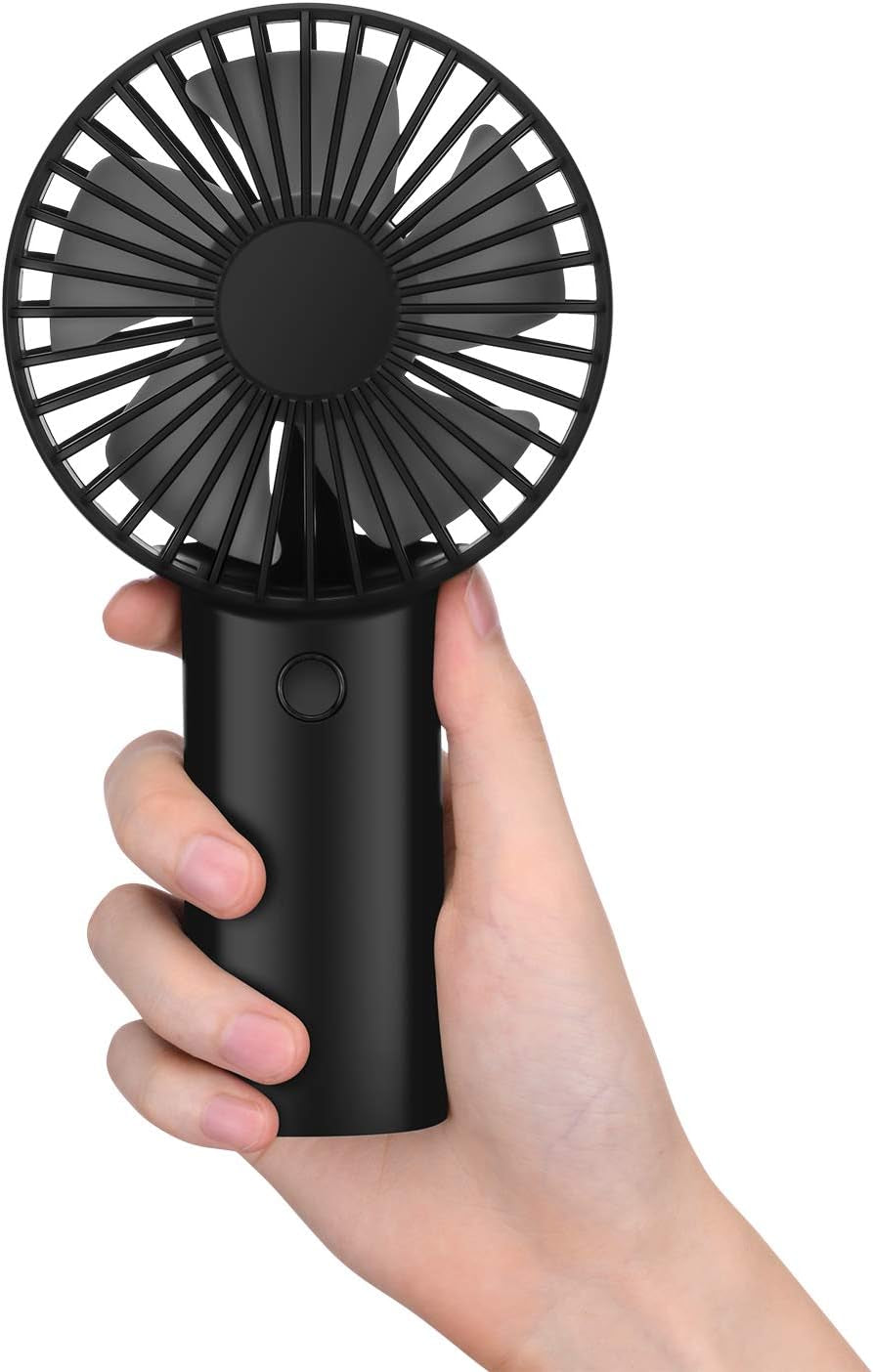 Portable Handheld Fan, 4000Mah Battery Operated Rechargeable Personal Fan, 6-15 Hours Working Time for Outdoor Activities, Summer Gift for Men Women